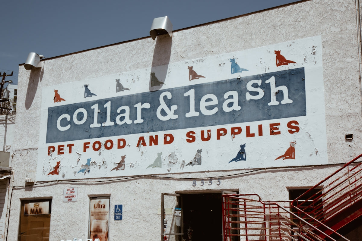Collar & Leash pet food and supplies building front