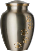 Ottillie Legacy Pewter/Brass/Vert Pet Urn, up to 25Lbs