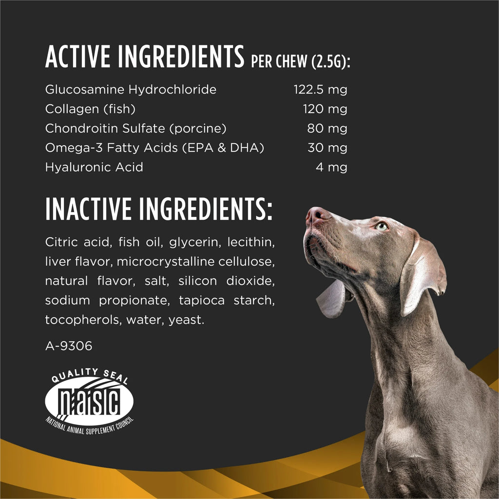 Veterinary Supplements Joint Care Mobility Canine Joint Supplement Hip and Joint Small Breed Dog Chews