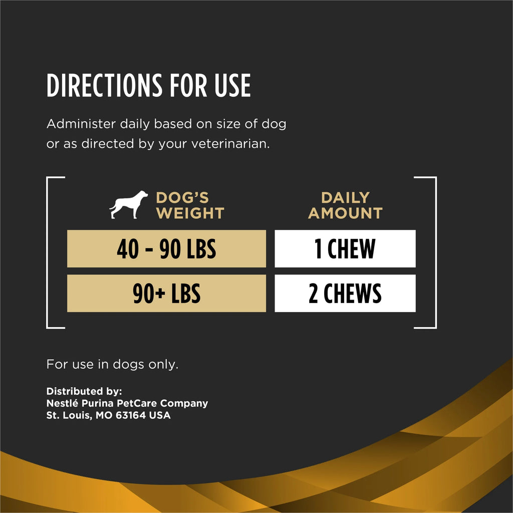 Veterinary Supplements Joint Care Mobility Canine Joint Supplement Hip and Joint Small Breed Dog Chews