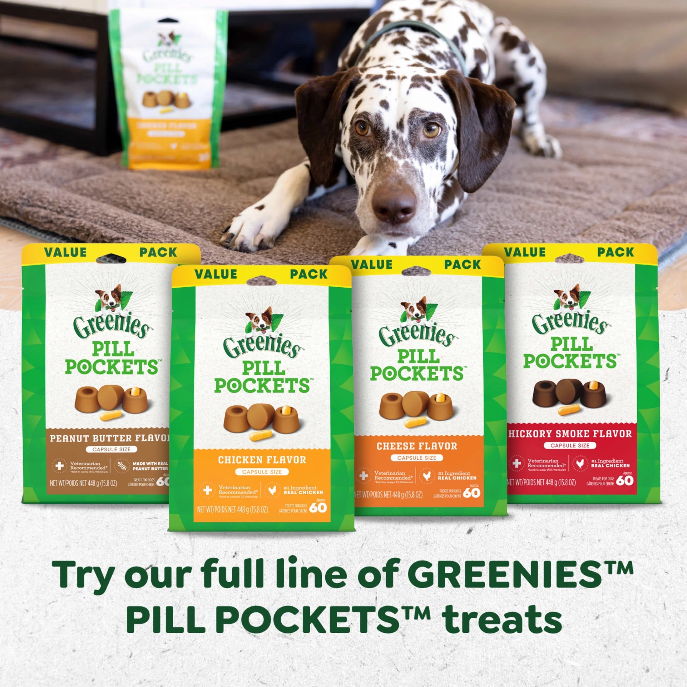 Pill Pockets for Dogs Peanut Butter Large, Capsule Size Soft Dog Treats, 7.9 Oz, (30 Pk)