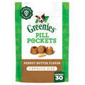 Pill Pockets for Dogs Peanut Butter Large, Capsule Size Soft Dog Treats, 7.9 Oz, (30 Pk)