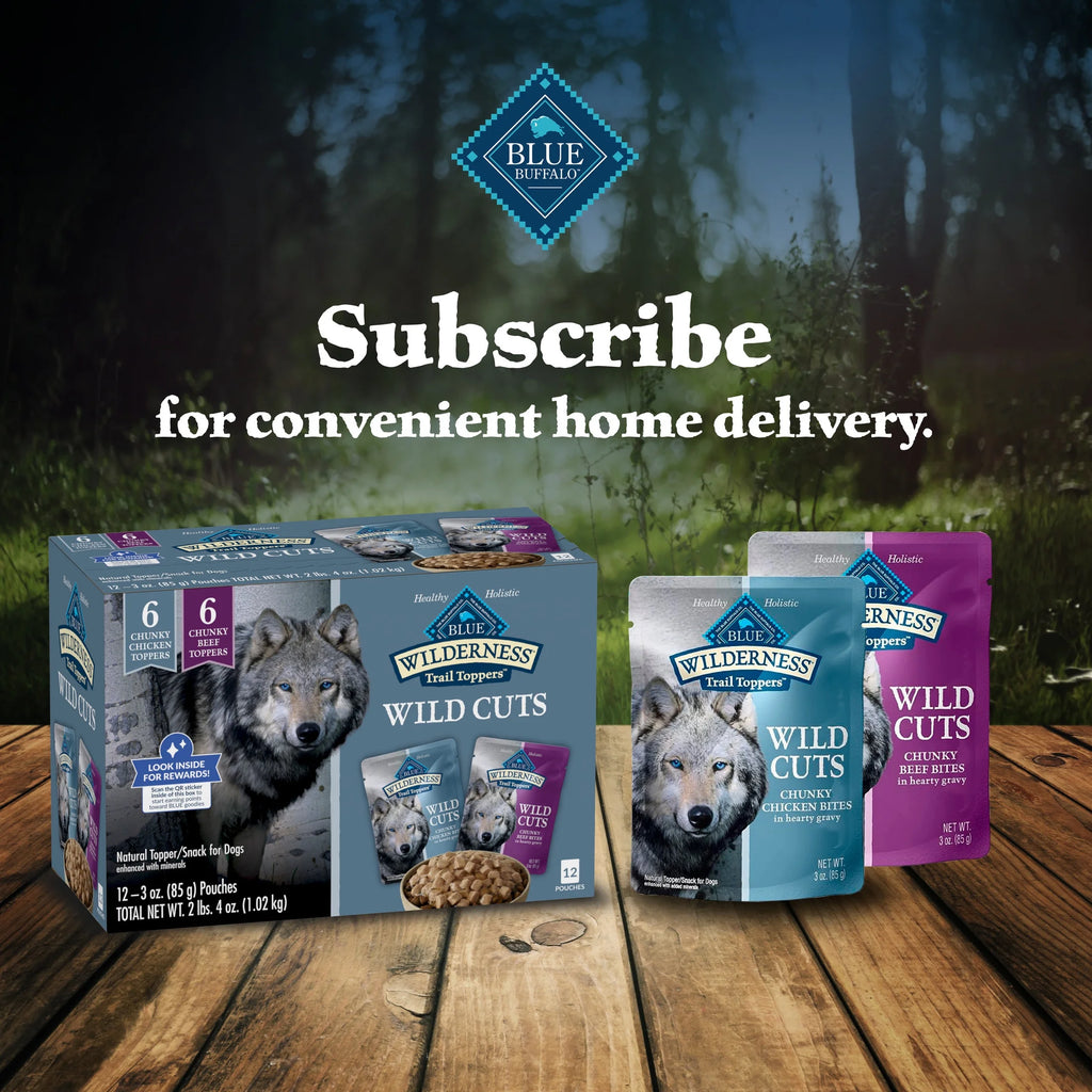 (4 Pack)  Wilderness Wild Cuts Wet Dog Food Toppers, Chicken & Beef, 3-Oz. (12 Count)