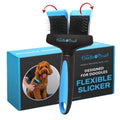 Slicker Dog Brushes Curly Coat Detangler, Double Head