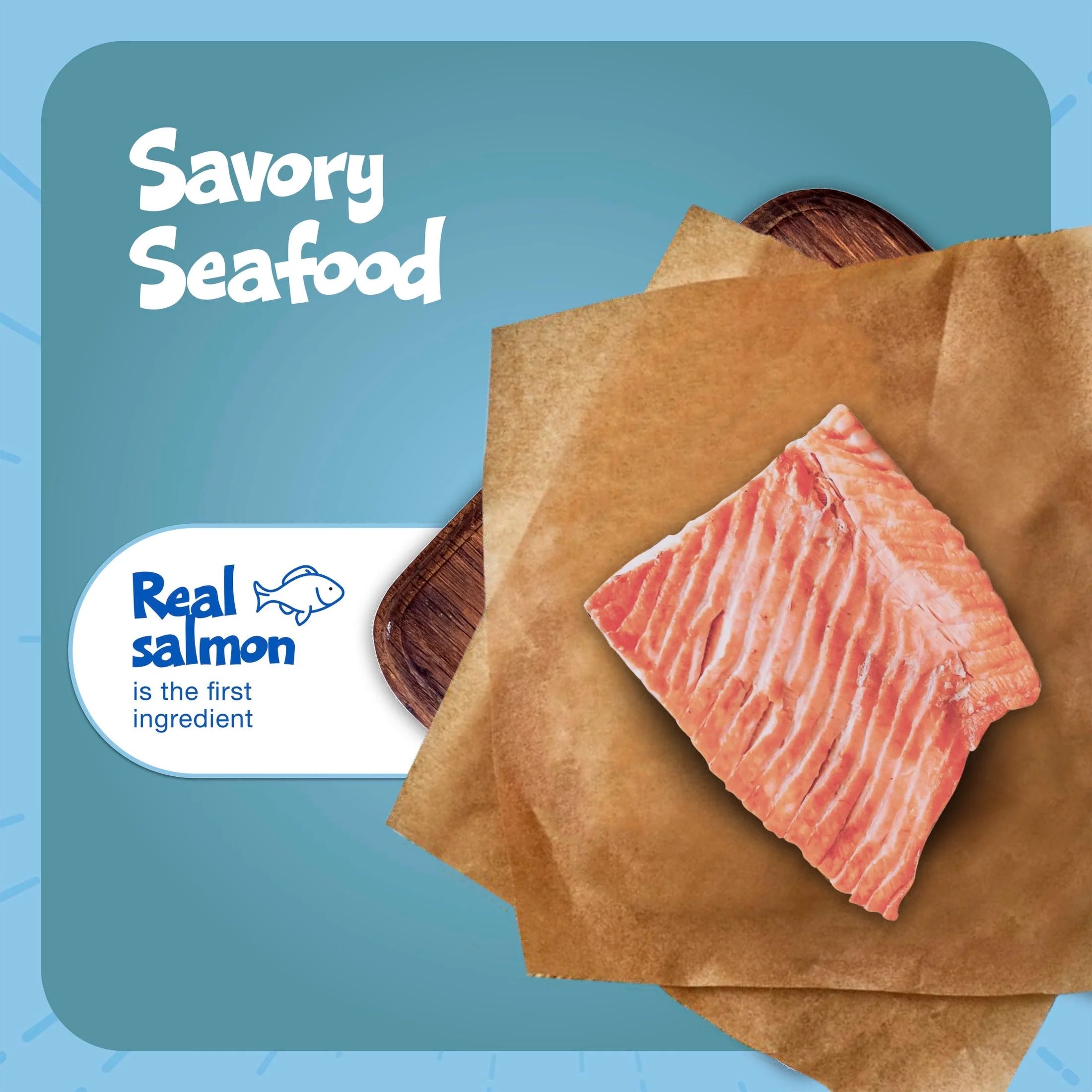 Bursts Crunchy & Creamy Cat Treats, Great for Training, Savory Seafood, 12-Oz Tub