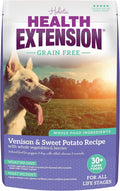 Dry Dog Food, Natural Food with Added Vitamins & Minerals, Suitable for All Puppies, Include Venison & Sweet Potato Recipe with Whole Vegetable & Berries (4 Pound)