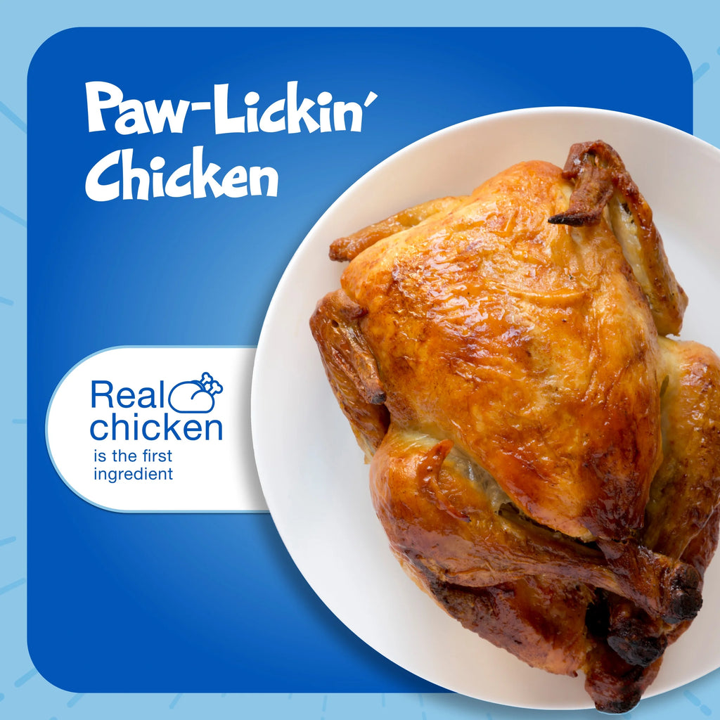 Bursts Crunchy & Creamy Cat Treats, Great for Training Chicken, 2-Oz Bag