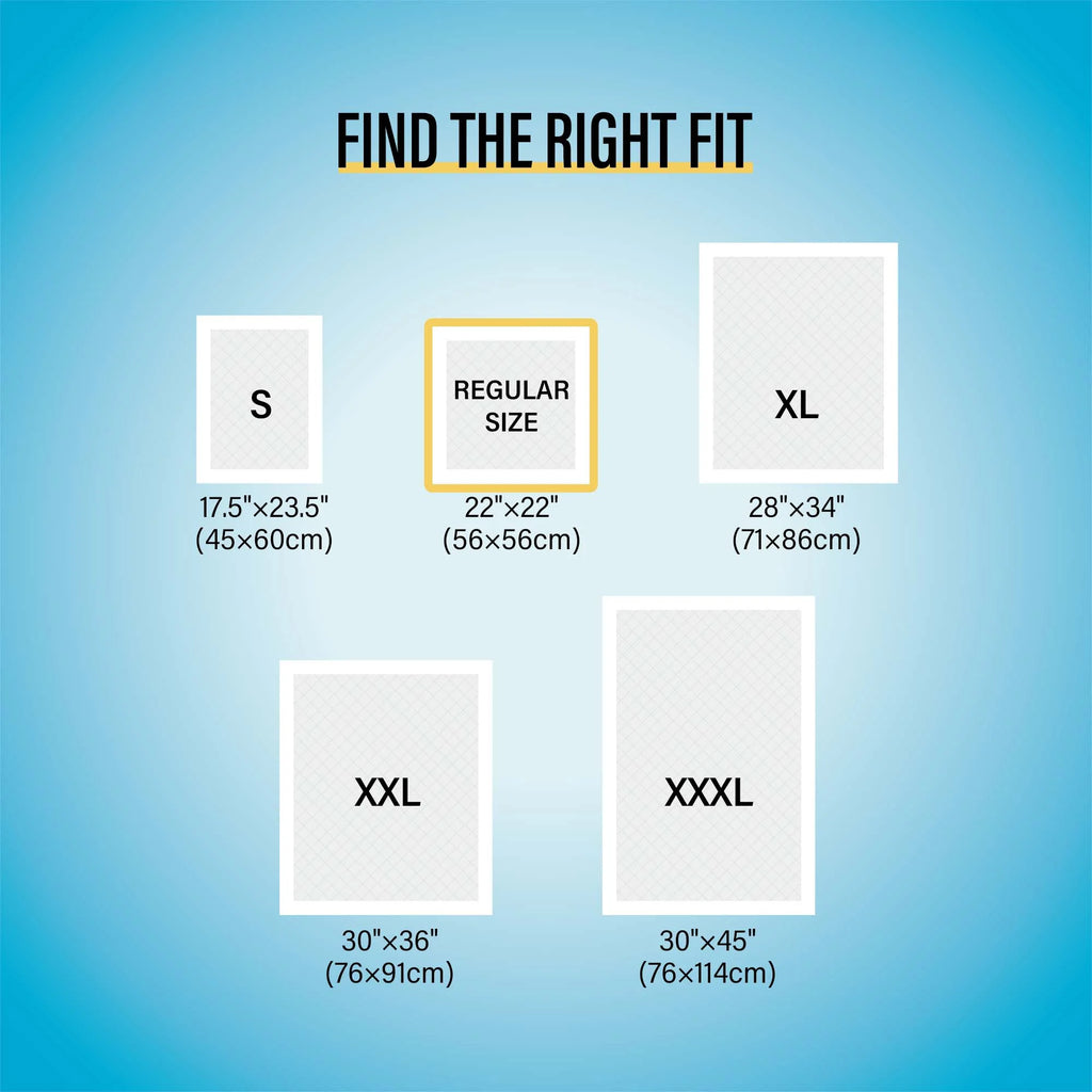 Best Value 22"X22" Dog Training Pads 50 Count