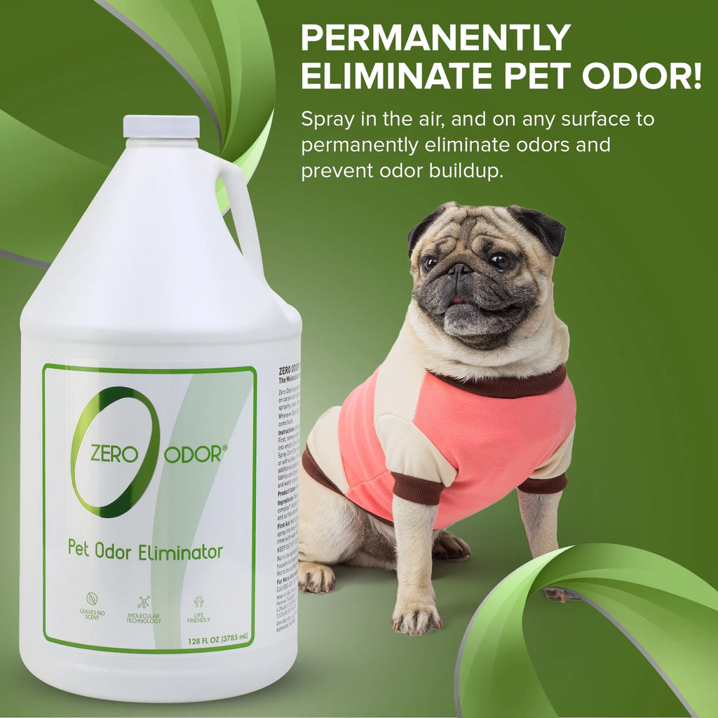 Pet Odor Eliminator Deodorizer for Dog Cat Urine Carpet Smell Remover 128 Oz Refill