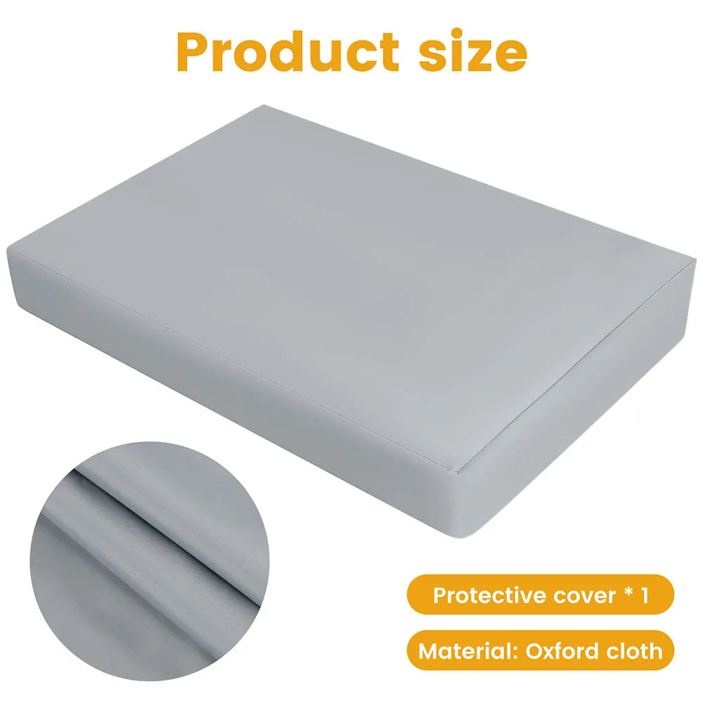 Dog Bed Cover Oxford Cloth Waterproof Dog Bed Protector Cover with Zipper Removable Dog Bed Liner Easy to Wash Pet Supplies S/M