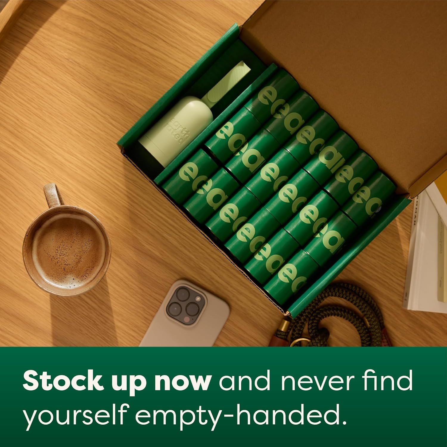 Dog Poop Bag Holder, Durable and Guaranteed Leakproof, Lavender Scented, 1 Dispenser and 900 Bags