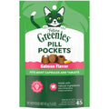 FELINE  PILL POCKETS Natural Cat Treats, Salmon Flavor, 1.6 Oz. Pack (45 Treats)