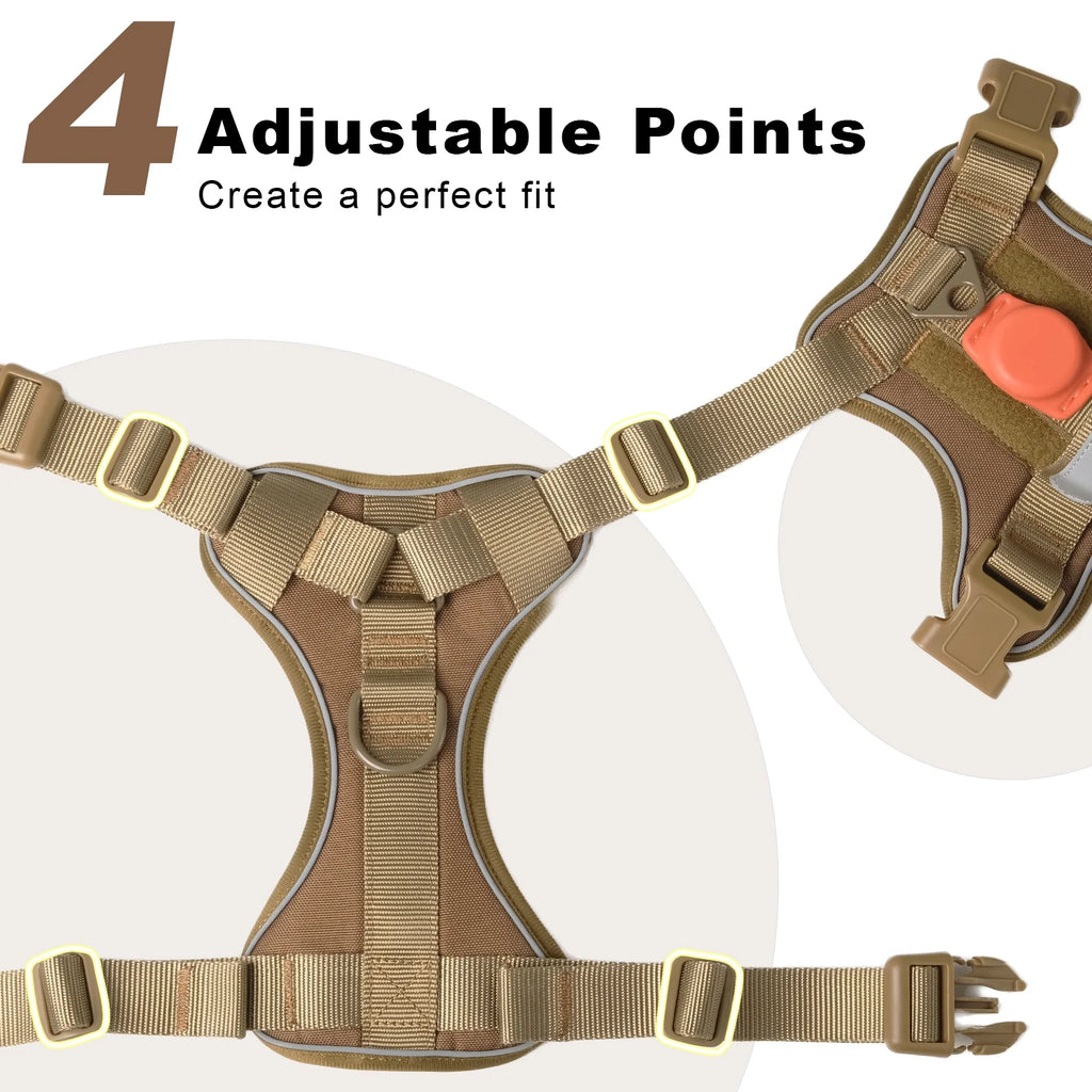 Dog Harness for Large Dogs, No Pull Dog Harness with Handle, Reflective Pet Vest Harness, Adjusatble XL Dog Harness