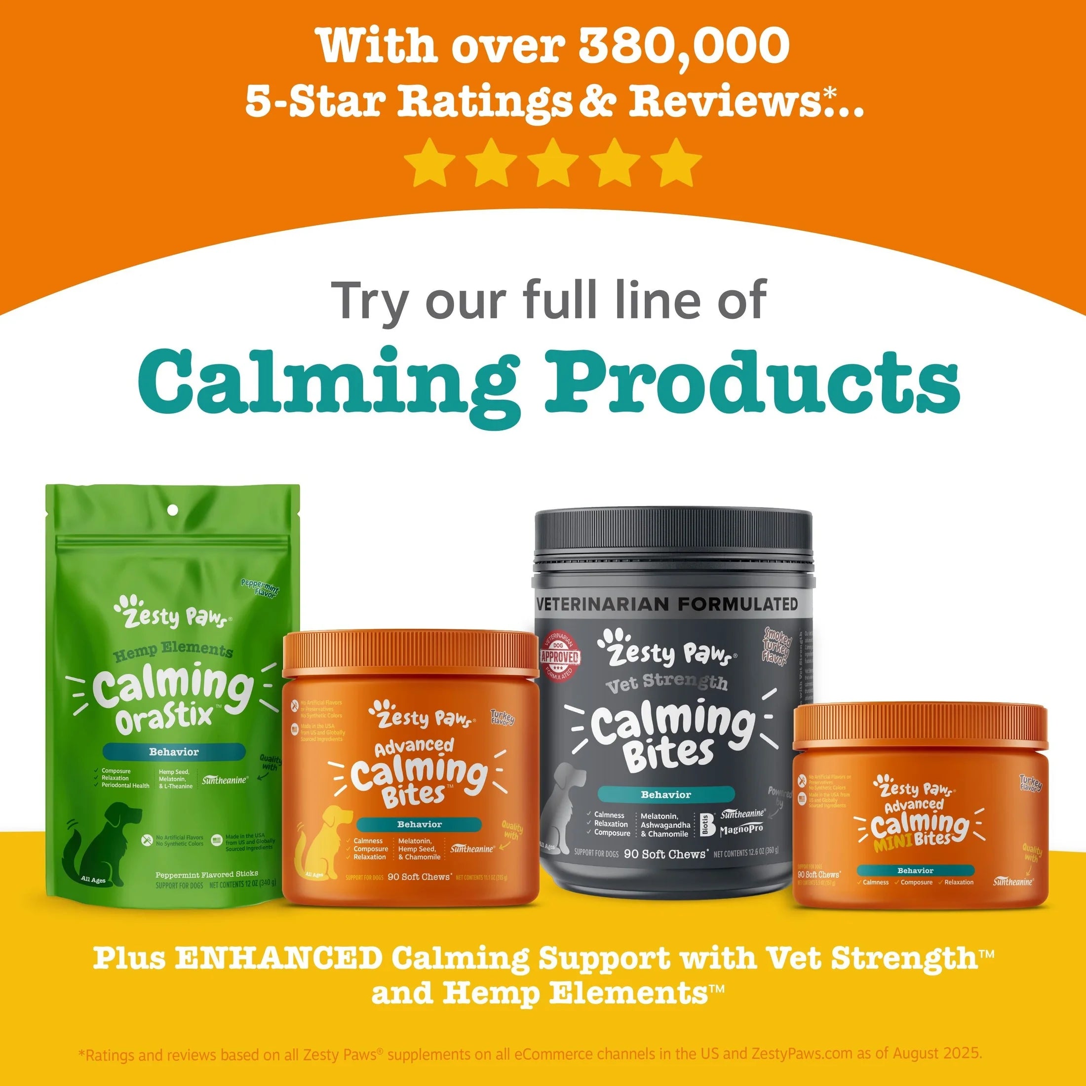 Lil' Zesties™ Calming Squares™ Chewables for Dogs